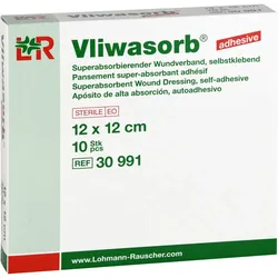 Vliwasorb adhesive superabso.Komp.sk.st.12x12 cm