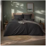 Estella Valetta Unifarben Grau 200 x 220 cm + 2 x 80 x 80 cm