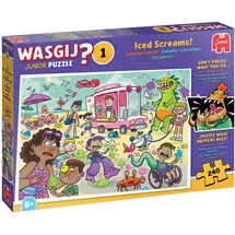 jumbo group Wasgij Junior 1 - Eiskalter Schrecken! (Puzzle 240 Teile)