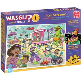 jumbo group Wasgij Junior 1 - Eiskalter Schrecken! (Puzzle 240 Teile)