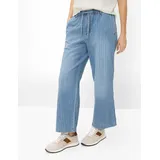 Brax Damen Culotte Style MAINE S USED REGULAR BLUE, denim blau, Gr. 34K