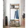 VASAGLE Garderobe 70x32x175 cm schwarz