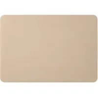 Eglooh - Herms - Schreibtischunterlage aus Leder Beige cm 65x45 - Handwerkliche Nähte und abgerundeten Kanten - Made in Italy
