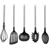 Rösle Küchenhelferset 5-tlg. Schwarz Edelstahl