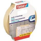 Tesa Kreppband beige 19,0 mm x 25,0 m 1 St.