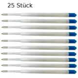 Livepac-Office 25 Kugelschreiberminen / Großraumminen / Schreibfarbe: blau