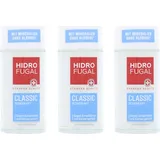 Hidrofugal 3 x Hidrofugal Classic Deo Roll On Anti Transpirant jeweils 50 ml Dezenter Duft Ohne Alkohol
