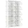 Songmics Schuhregal 83 x 156 x 32 cm 10 Fächer / transparent/weiß
