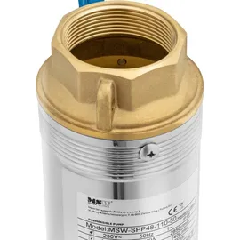 Hillvert Tauchpumpe 10.800 l/h 1100 W 50 m Kabel / 54 m Förderhöhe Edelstahl