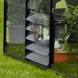 Vitavia, Lamellenwandfenster für Gewächshäuser, schwarz