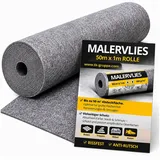 TK Gruppe Malervlies Abdeckvlies Malervlies 50m x 1m 180g/m2 – Rutschfestes Schutzvlies, (1-St)