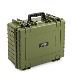 B&W International Fotorucksack B&W Case Type 6000 RPD Braun Grün mit Facheinteilu