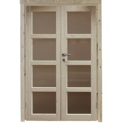 Doppeltür »Leif 40«, Kiefernholz, Natur - beige