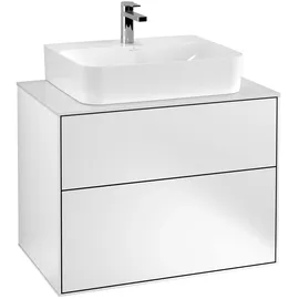 Villeroy & Boch Waschtischunterschrank 2 Auszüge 80 x 60,3 x 50,1 cm Weiß
