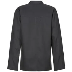 Exner 227 - Kochjacke Westernstyle, langarm, Druckknöpfe : graphit 65% Polyester 35%Baumwolle 220 g/m2 3XL