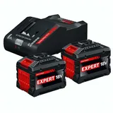 Bosch EXPERT Starter-Set EXBA18V-150 2 x  15,0 Ah + Ladegerät EXAL18V-160