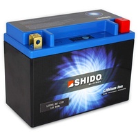 Shido Lithium, Batterie LTX20L-BS Q 12V, 7Ah (YTX15/20,YB16-/