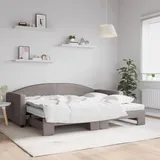 vidaXL Tagesbett 90 x 200 cm Grau