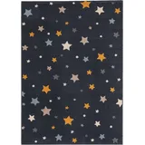 benuta Lytte Kinderteppich Apollo blau 120x170 cm - Kinderteppich mit Sternen