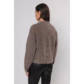 RINO & PELLE Strickjacke BUBBLY braun M