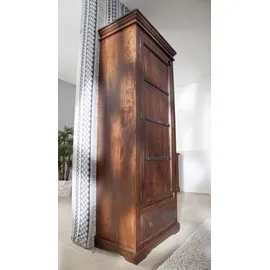 MASSIVMOEBEL24.DE Schrank Akazie 80 x 40 x 193 cm Braun