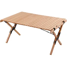 Human Comfort Campingtisch Groß Holz 90x60 Braun