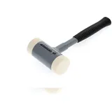 Gedore Rückschlagfreier Schonhammer Ø 60 mm, Stahlrohrstiel, Austauschbare Polyamid-Köpfe