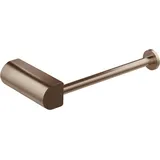 GESSI Rilievo, WC-Papierrollenhalter, Wandmontage senkrecht oder waagerecht, 59455708, Farbe: Kupfer gebürstet