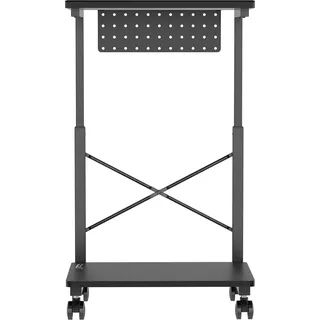 NanoRS CPU Computerwagen mit Regal, 80kg max, höhenverstellbar 550850mm, NanoRS RS430