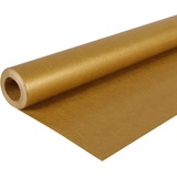 Clairefontaine 195775C Rolle (goldfarbenes Kraftpapier, 10 x 0,7 m, 60 g, PEFC, ideal für Ihre Bastelprojekte) 1 Stück gold