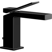 GESSI Rettangolo K Waschtisch-Einhebelmischer, mit Ablaufgarnitur - Metall schwarz