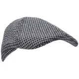 s.Oliver Herren Panamahut Schiebermütze, Gr. One Size (Herstellergröße: 58), Grau (Grey/Black Check 97N1) - Einheitsgröße