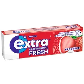Extra® PROFESSIONAL FRESH ERDBEERE Kaugummis 30 Pack à 10 Stück