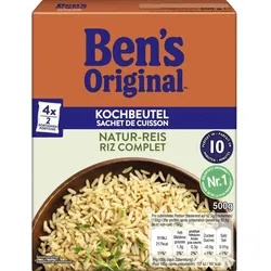 Ben"s Original Natur-Reis Kochbeutel 500G'