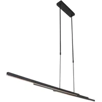 Abra lighting Hängeleuchte Esszimmerleuchte Pendelleuchte LED Höhenverstellbar schwarz dimmbar