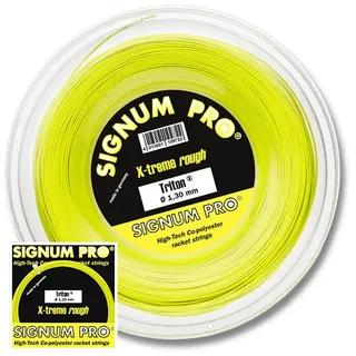 Signum Pro Tennissaite Triton (Haltbarkeit+Spin) lemongelb 200m Rolle