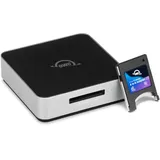 OWC Atlas (USB-C, USB 4), Speicherkartenlesegerät, Silber
