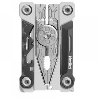 NexTool Silver Blase NE20237, 14 in 1 Multitool in Kreditkartenform, silber