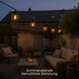 Star Trading Star Trading, Lichterkette, Sunlight, 8 ww LED - Schwarz