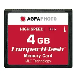 Agfaphoto Compact Flash 4GB High Speed 300x MLC