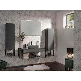 Fackelmann Waschbeckenunterschrank New York 108,5 x 43 x 47,5 cm Grau