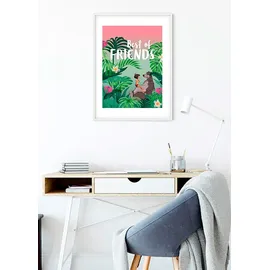 KOMAR Wandbild Jungle Book Friends 30 x 40 cm