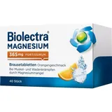 Biolectra Magnesium 365 fortissimum Orange Brausetabletten 40 St.