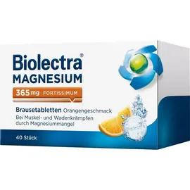 Biolectra Magnesium 365 fortissimum Orange Brausetabletten 40 St.