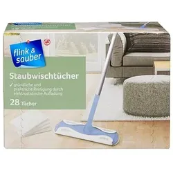 flink & sauber Bodentücher Mikrofaser, 28 Tücher