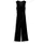 Tom Tailor DENIM Damen Relaxed Jumpsuit aus Samt, schwarz, Uni, Gr. S