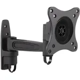 InLine Wandhalterung, für Monitore bis 69cm (27"), max, 15kg, einteiliger Arm