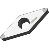 Pramet Drehwendeschneidplatte ISO VBGW 160404S01020B:TB310 D.4,5mm Farbe Silber-Schwarz