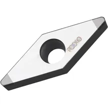 Pramet Drehwendeschneidplatte ISO VBGW 160404S01020B:TB310 D.4,5mm Farbe Silber-Schwarz