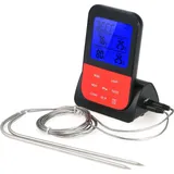 Kabelloses Digitales Fleischthermometer Für Den Grill, Sofortanzeige, Hintergrundbeleuchtetes Lcd-display, Lebensmittelthermometer Mit Kochtimer, Dual-sonden-sender